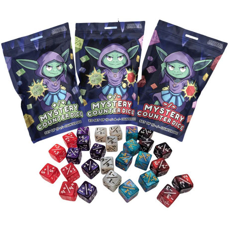 Dice Mystery Bags Mixed +/-