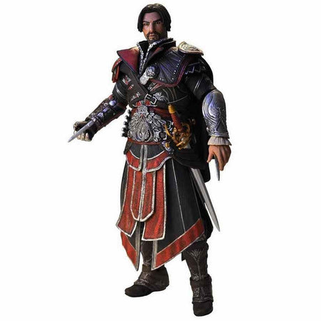 Assassins Creed Brotherhood Series 3 Ezio Ebony Assassin Unhooded 7 Inch Action Figure