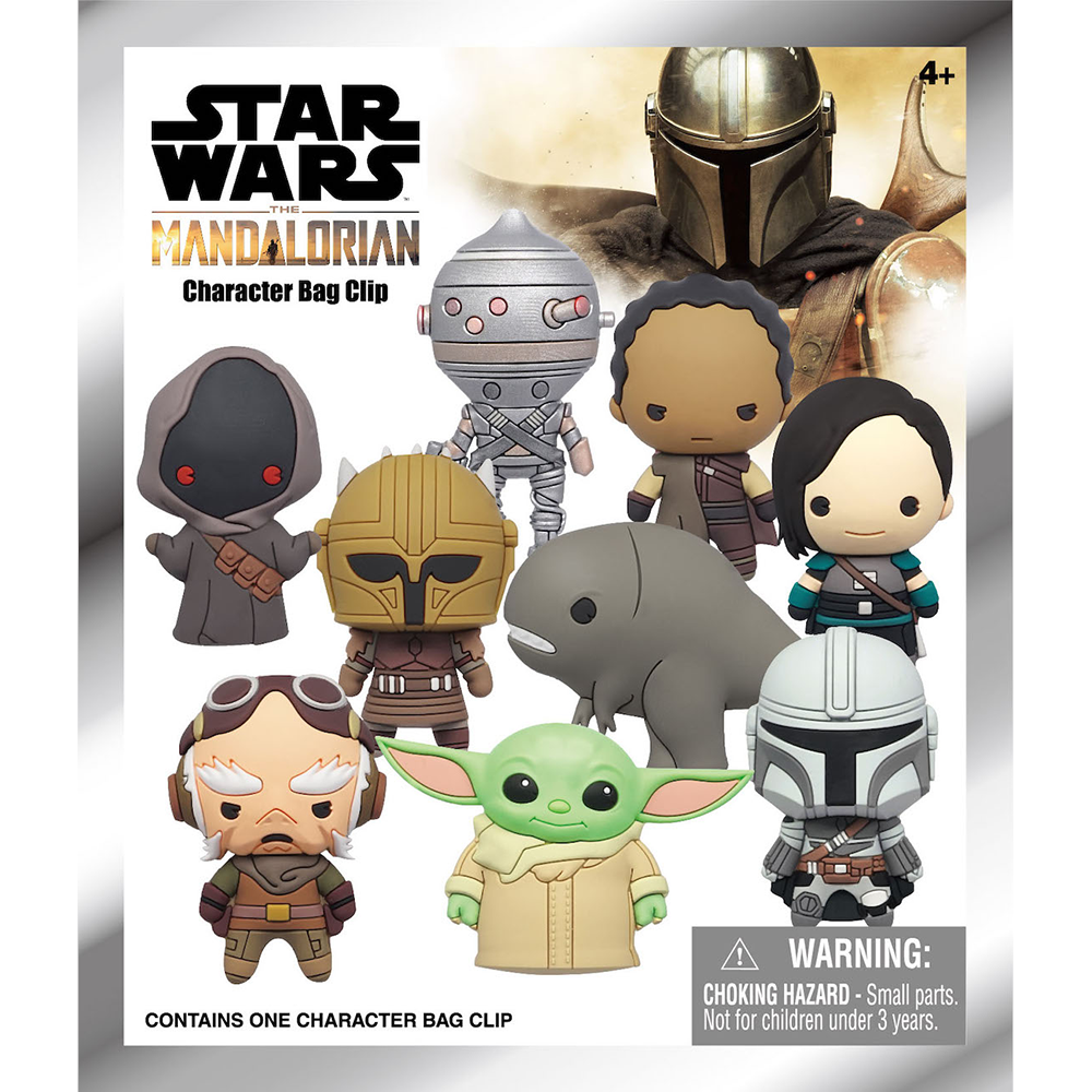 Star Wars The Mandalorian PVC Character Bag Clip