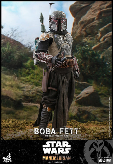Star Wars The Mandalorian Boba Fett 1/6 Scale Hot Toys Collectable Figure (Standard)