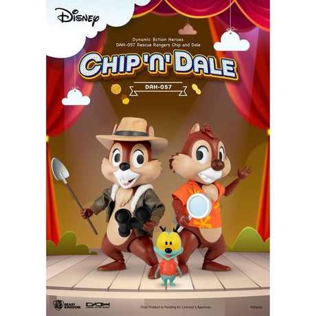 Chip 'n Dale Rescue Rangers Dynamic 1/9 Scale 8ction Heroes Action Figures