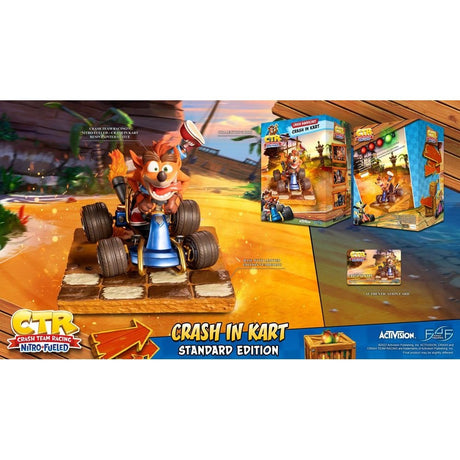 Crash Bandicoot: Crash Team Racing Nitro-Fueled: Crash in Kart Resin Statue