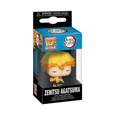 Demon Slayer Zenitsu Agatsuma Funko Pocket Pop! Keychain