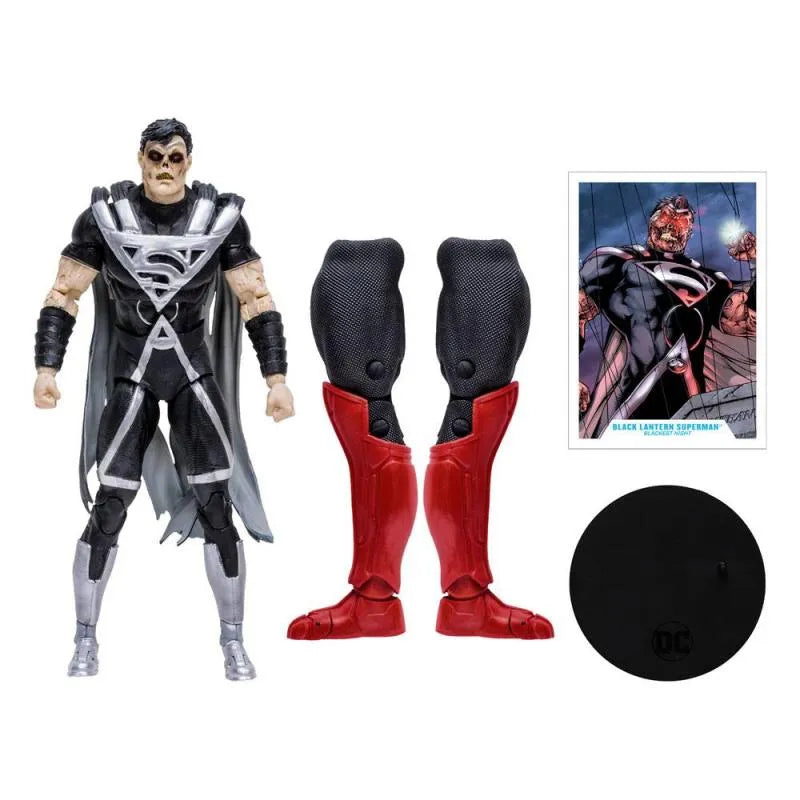 DC Comics Blackest Night Superman 7 Inch Collector Build-A Figure