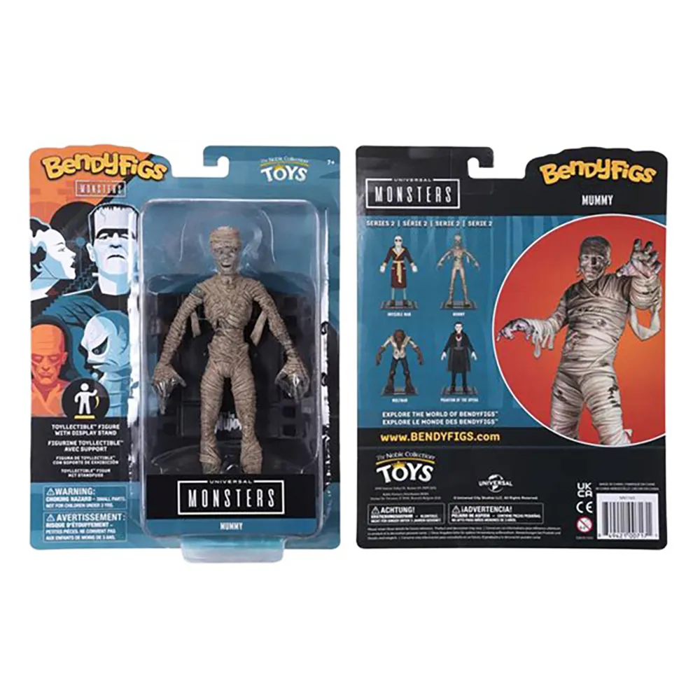 Universal Monsters Mummy Bendyfigs 7.5Inch PVC Figure
