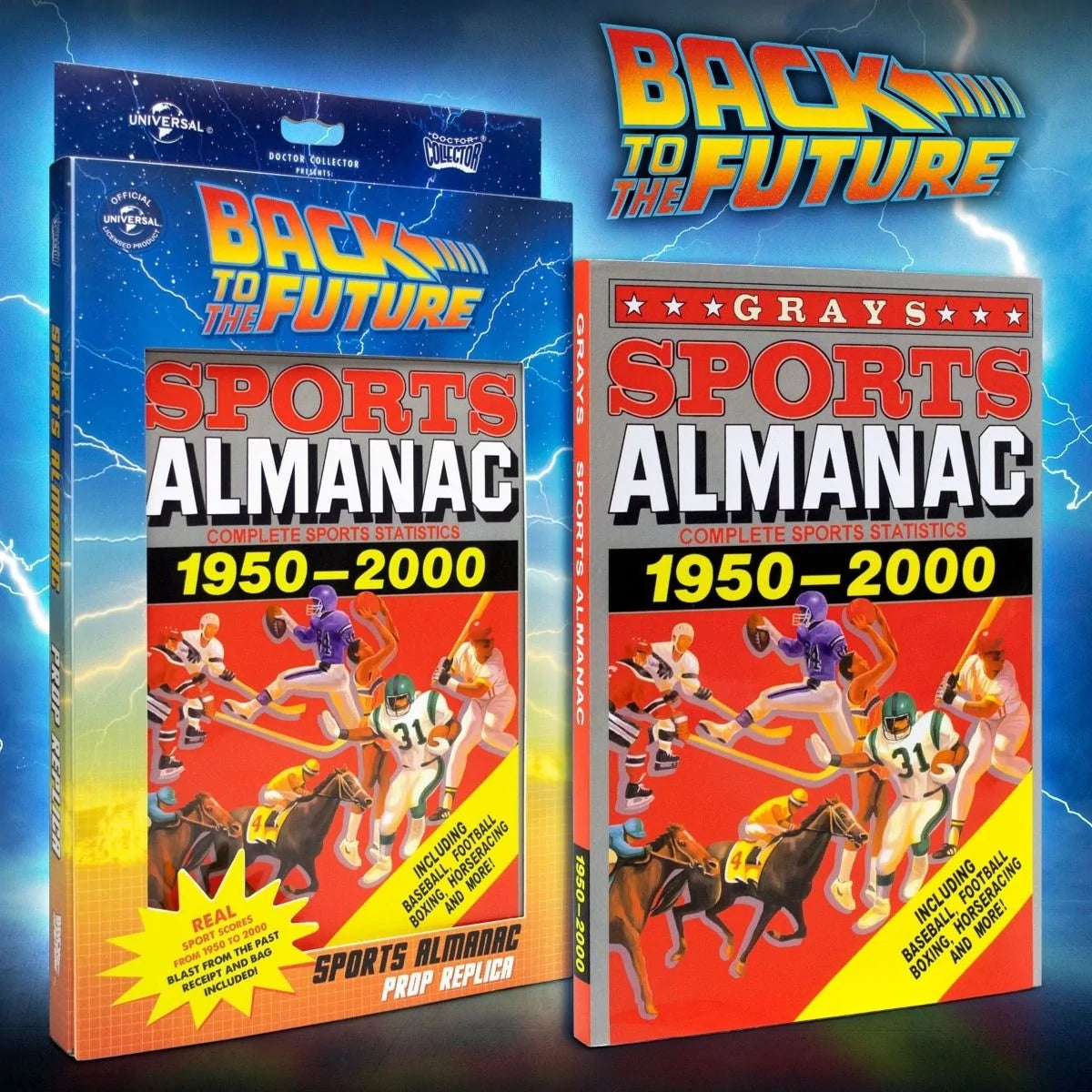 Back To The Future Greys Sports Almanac Replica