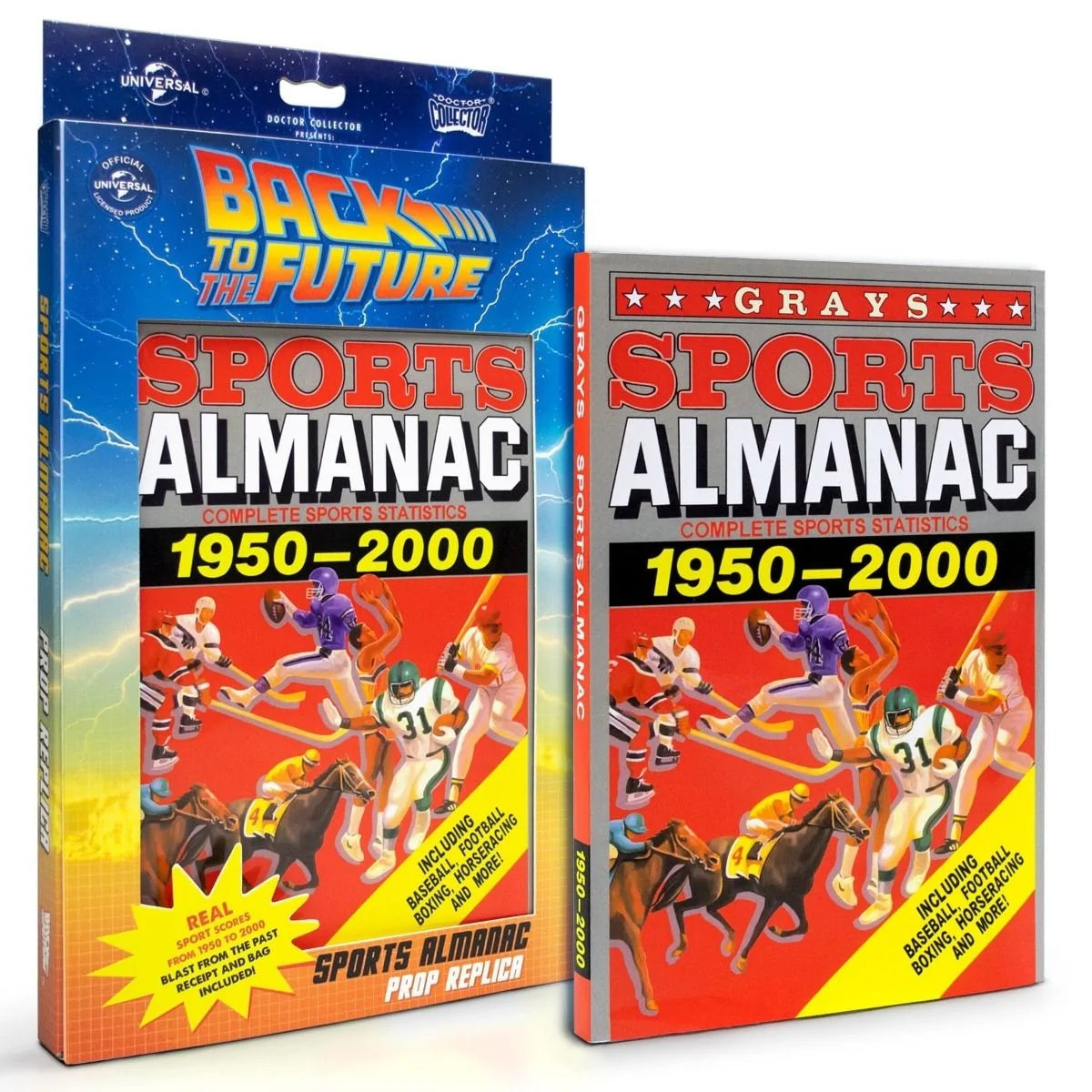 Back To The Future Greys Sports Almanac Replica