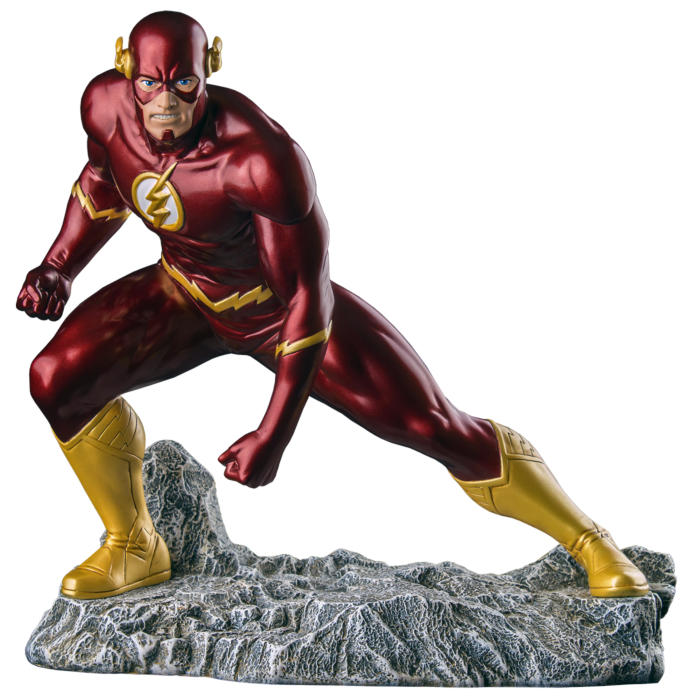 ［ダイアモンドセレクト］DC The Flash Gallery フィギュア DC Comics The New 52 The Flash 1/6 Scale Metallic Statue – Comic