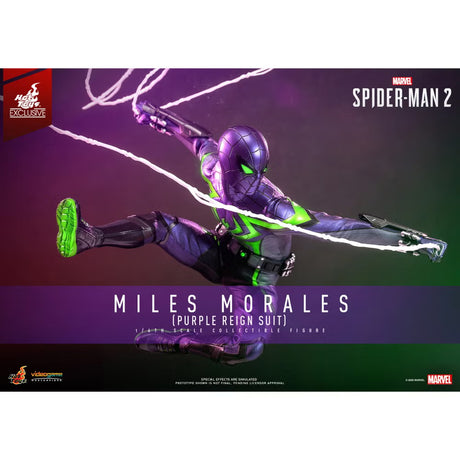 Spider-Man 2 Miles Morales Hot Toy Exclusive 1/6 Scale Purple Reign Suit