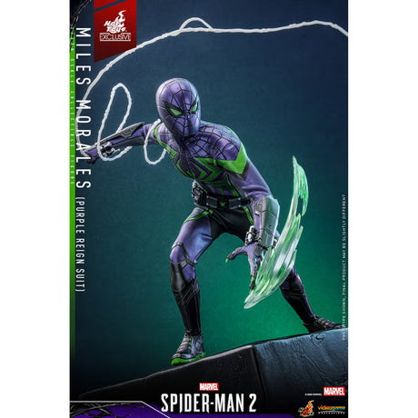 Spider-Man 2 Miles Morales Hot Toy Exclusive 1/6 Scale Purple Reign Suit