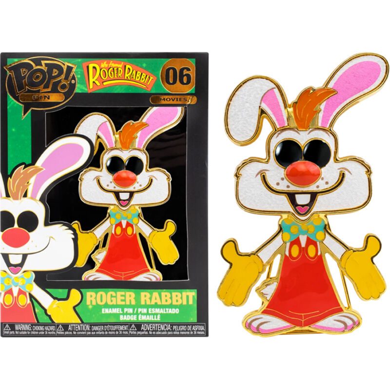 Who Framed Roger Rabbit: Roger Rabbit: 10cm Funko Enamel Pin