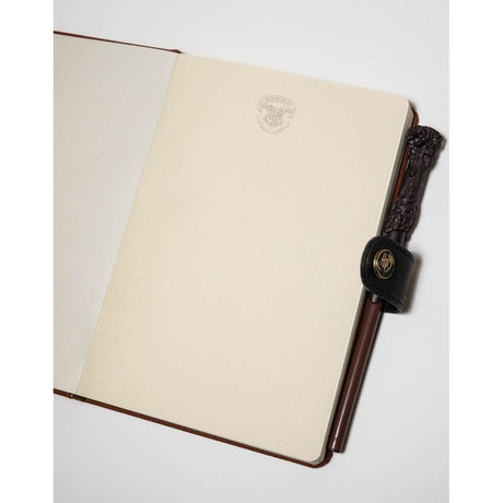 Harry Potter - Hogwarts Crest Premium A5 Notebook (Bullet Journal) With Wand Pen