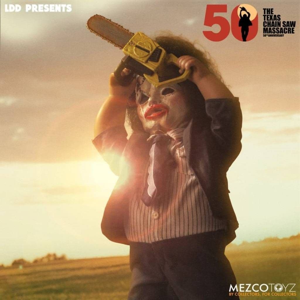 Mezco Living Dead Dolls Presents Texas Chainsaw Massacre 1974 Leatherface Deluxe Edition 10.5" Tall