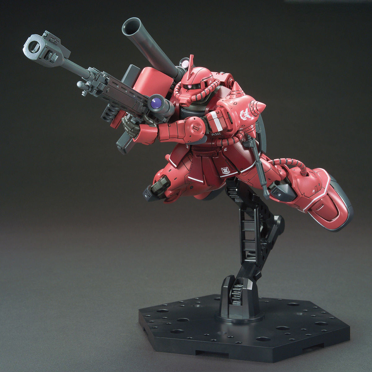 HG 1/144 MS-06S Zaku II Principality of Zeon Char Aznable's Mobile Suit (Red Comet Version)