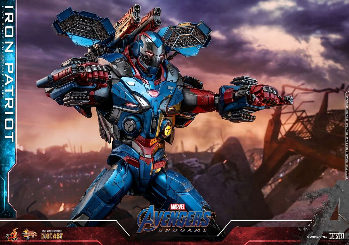 Marvel: Avengers Endgame: Iron Patriot: 1/6 Scale Hot Toys Collectible Figure
