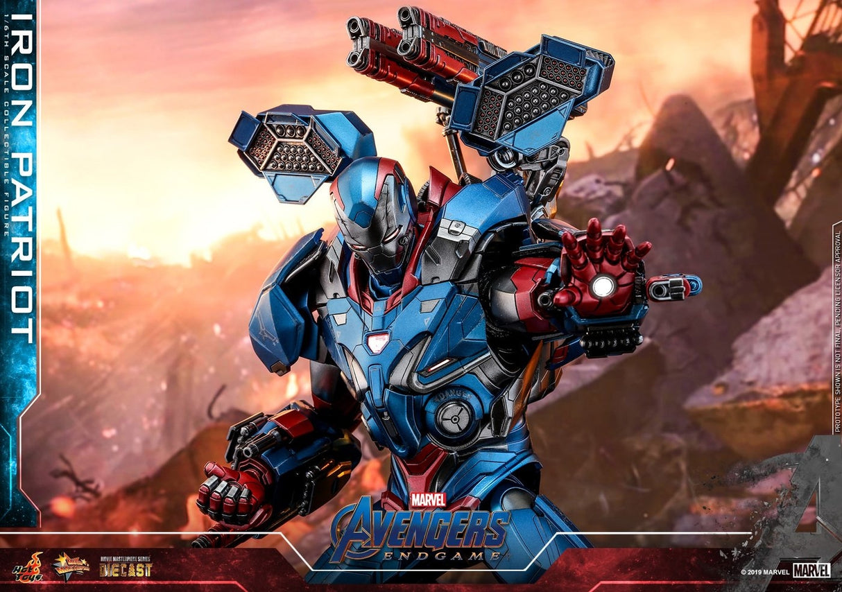 Marvel: Avengers Endgame: Iron Patriot: 1/6 Scale Hot Toys Collectible Figure