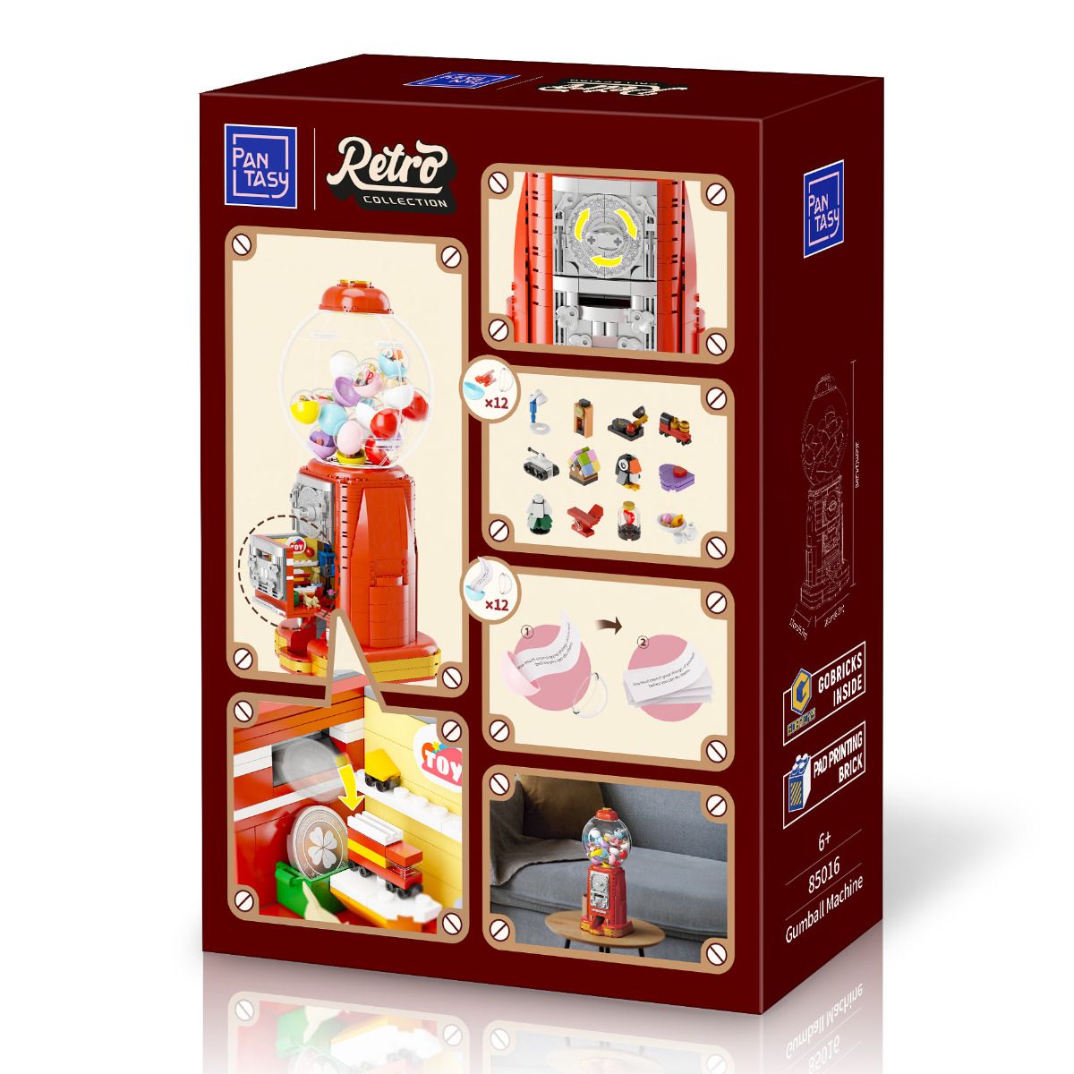 Retro Gumball Machine - 936 Pieces