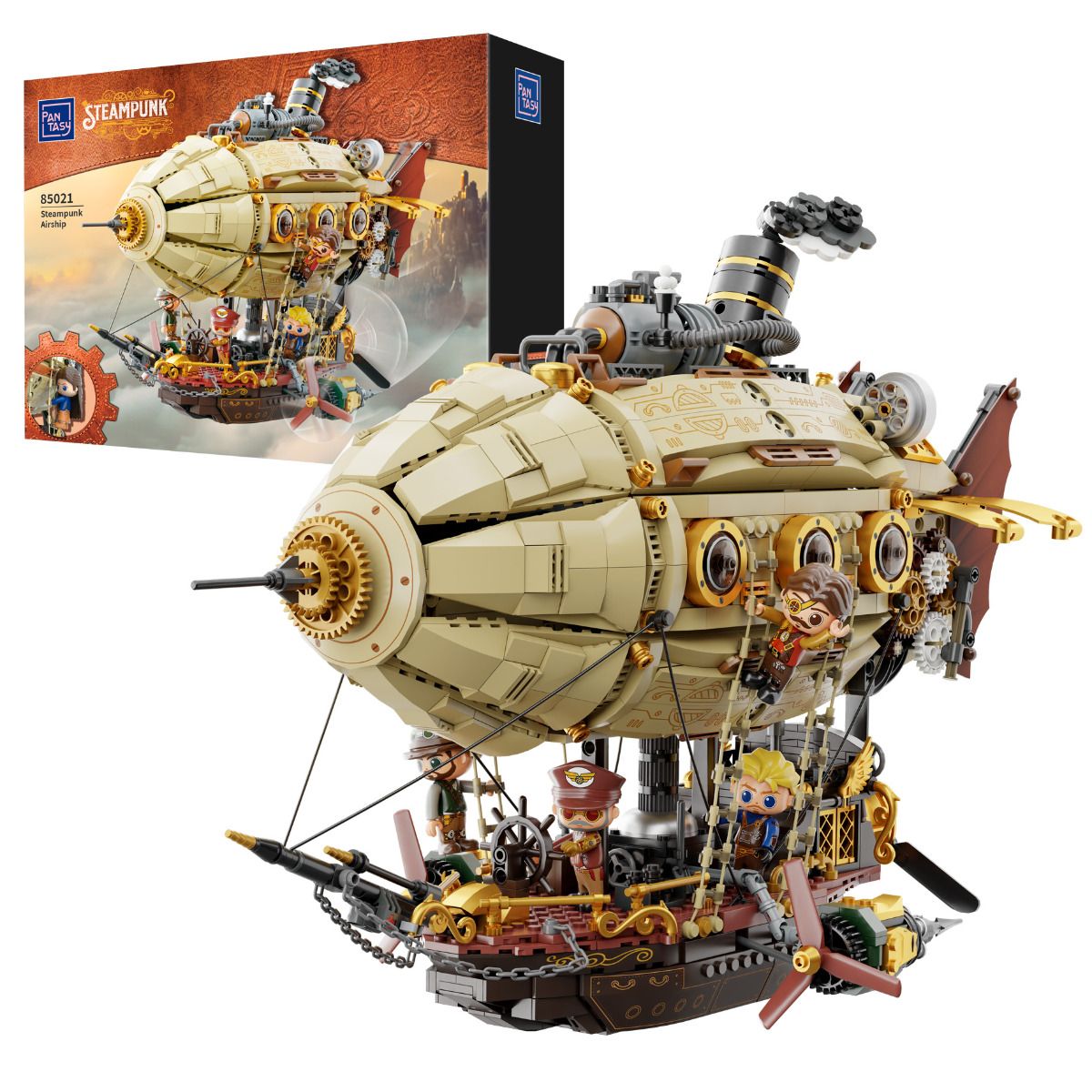 Steampunk Airship - 1949 Pieces