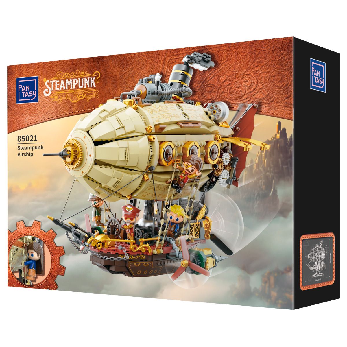 Steampunk Airship - 1949 Pieces
