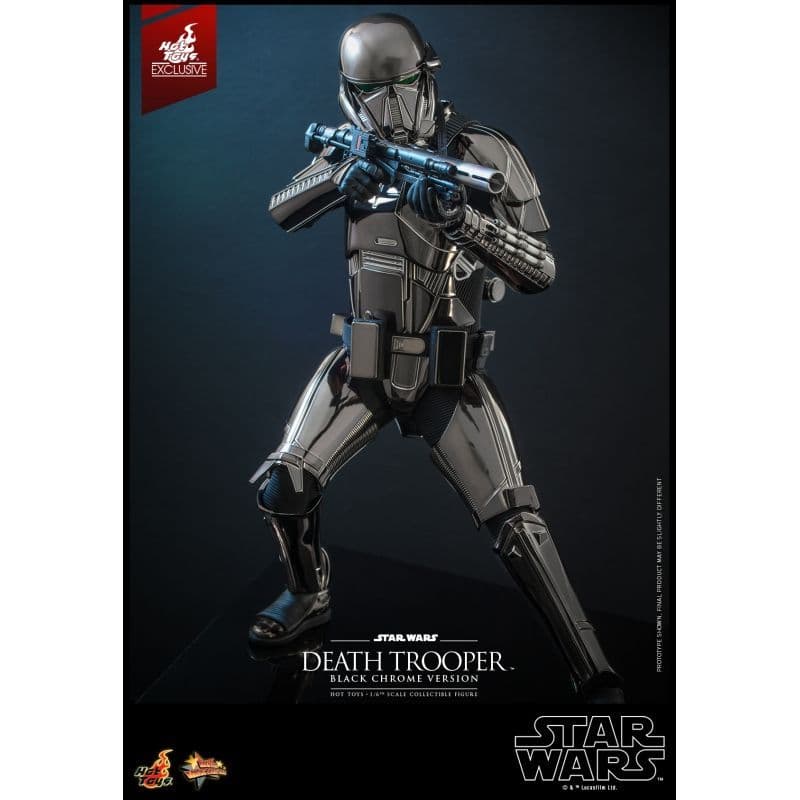 Star Wars Death Trooper 1/6 Scale Hot Toys Collectible Figure (Black Chrome)