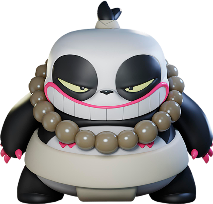 Qrew Art Ozeki Panda 5 Inch QMX Vinyl Figure