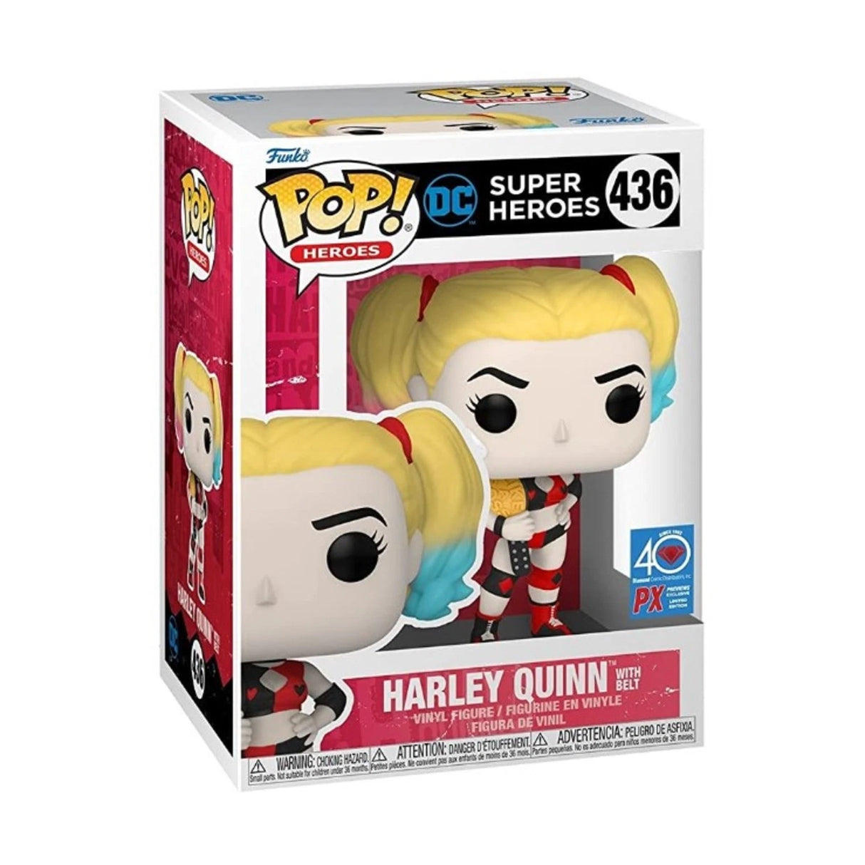 DC Comics Harley Quinn With Belt Funko Pop! Vinyl Figure #436