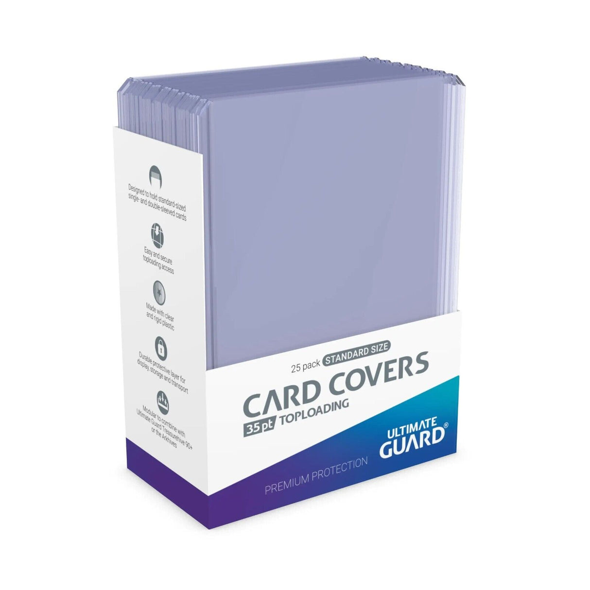 Ultimate Guard 35pt Trading Card Toploader Sleeves 25-Pack
