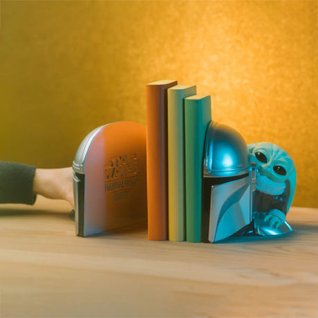 Star Wars The Mandalorian And Grogu Bookends