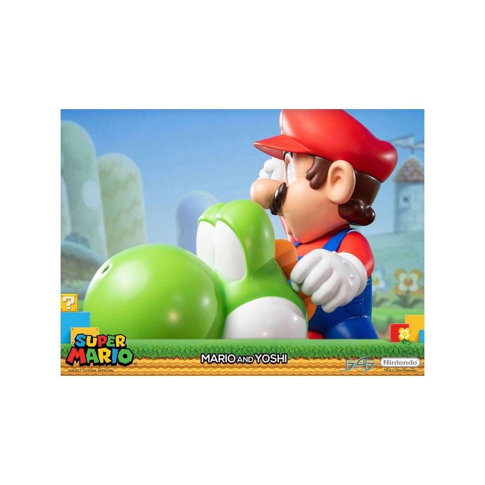 Super Mario Mario & Yoshi Statue