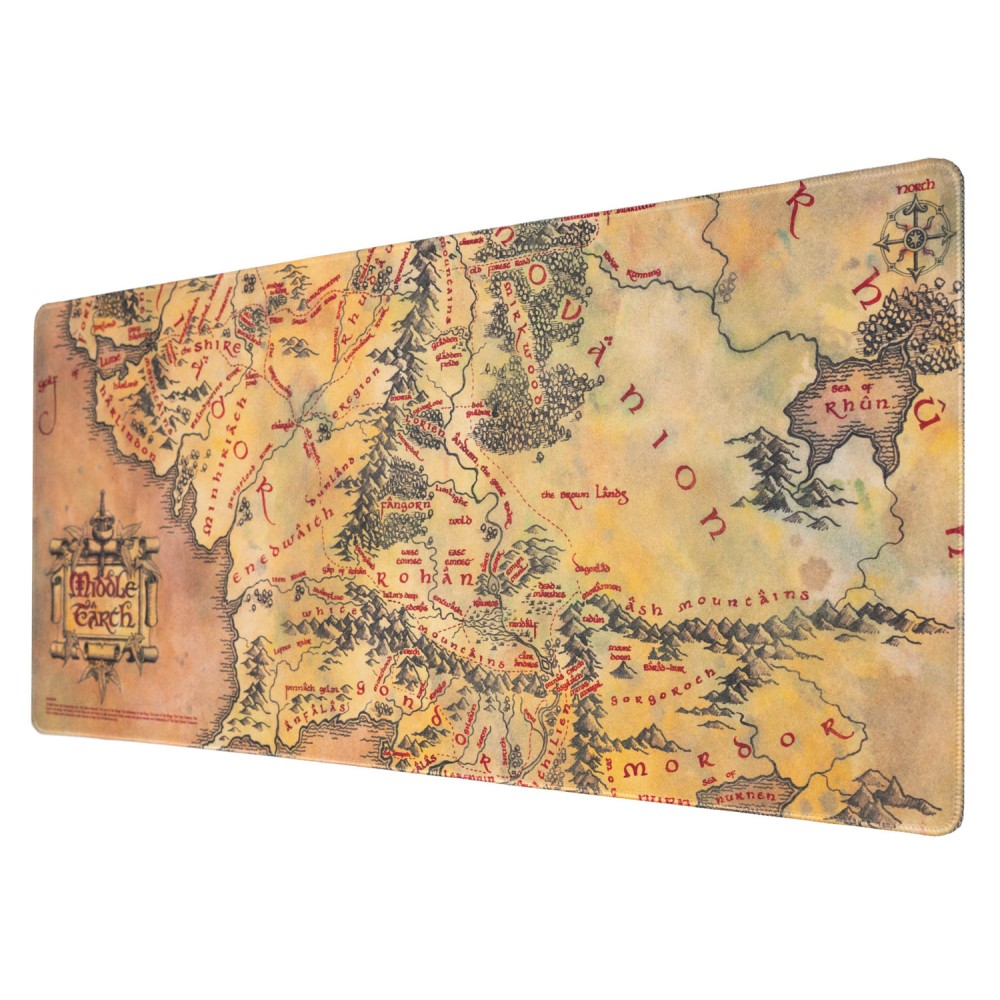 The Lord of the Rings Middle Earth Map XL Desk/Mouse Mat