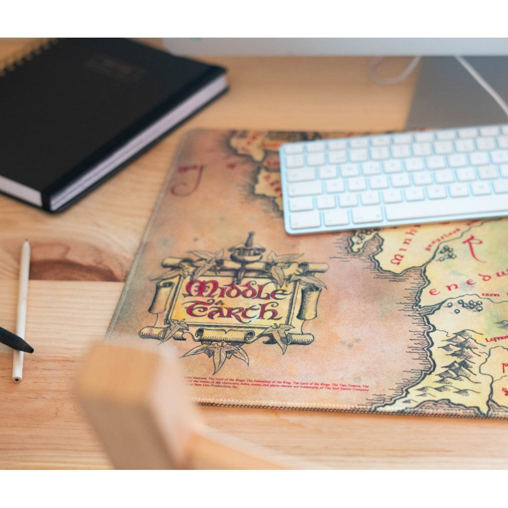 The Lord of the Rings Middle Earth Map XL Desk/Mouse Mat