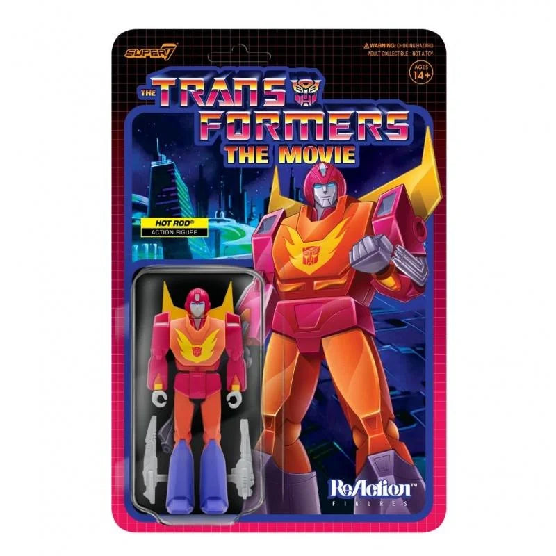 Transformers The Movie: Hot Rod: 3 3/4 Inch ReAction Figure
