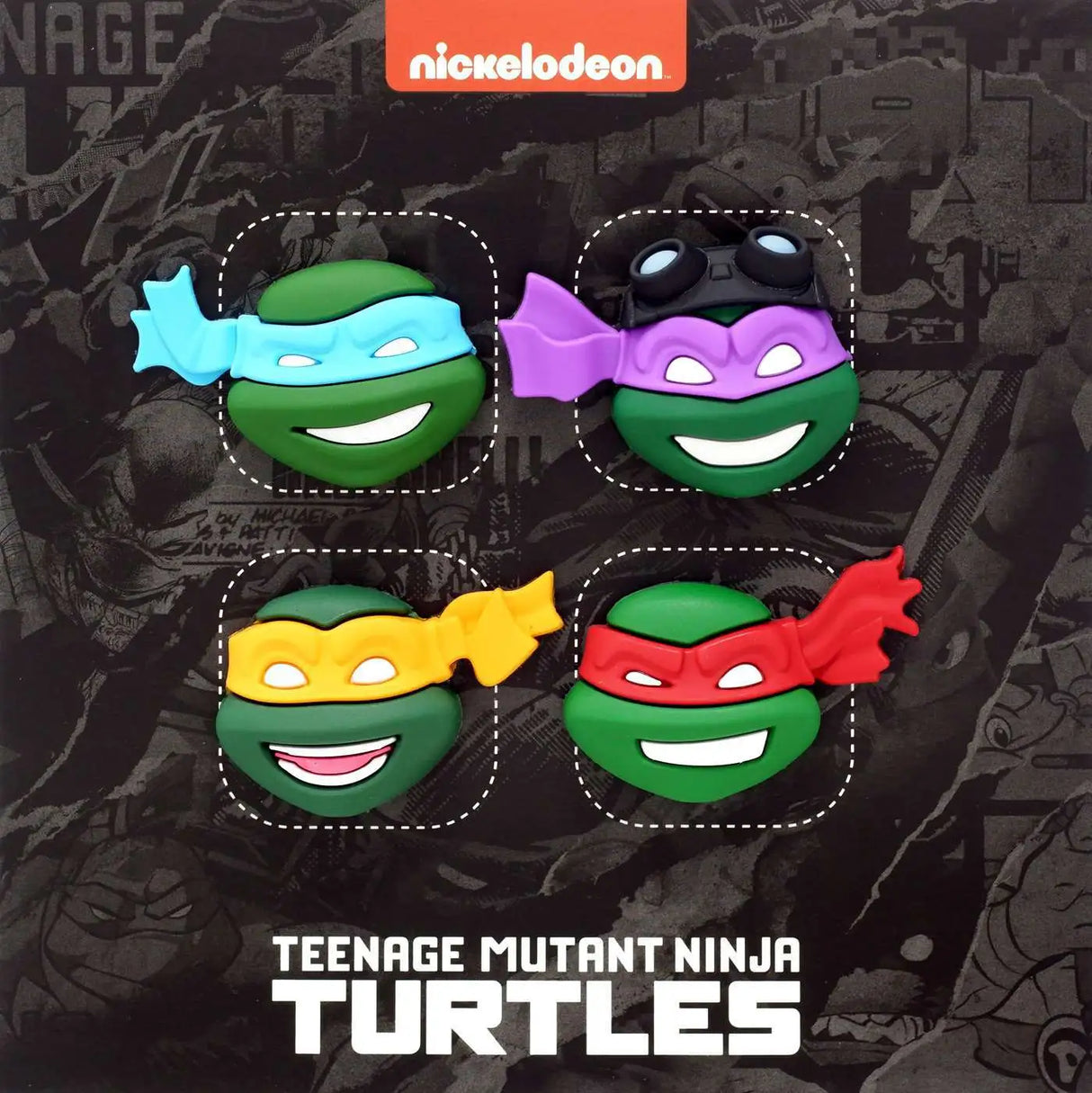 Teenage Mutant Ninja Turtles Whole Gang Pin Set