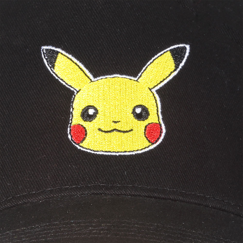 Pokemon - Pikachu Wink (Unisex Black Snapback Cap) One Size