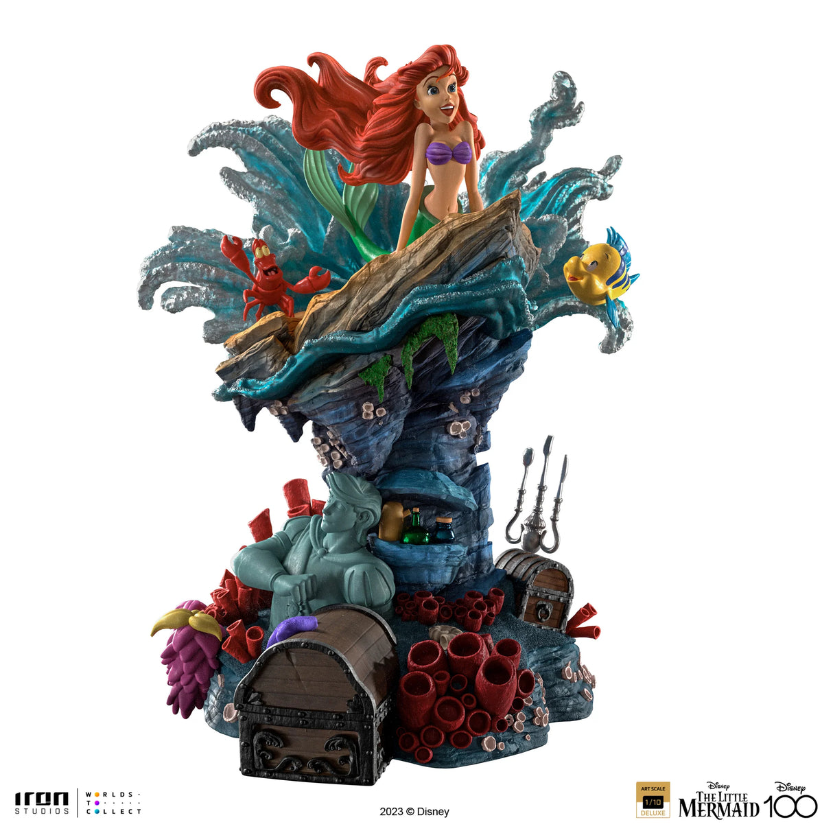 Disney 100th Little Mermaid 1/10 Scale Deluxe Statue