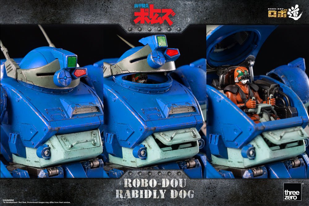Armored Trooper Votoms Robo-Dou Rabidly Dog 16 cm Action Figure