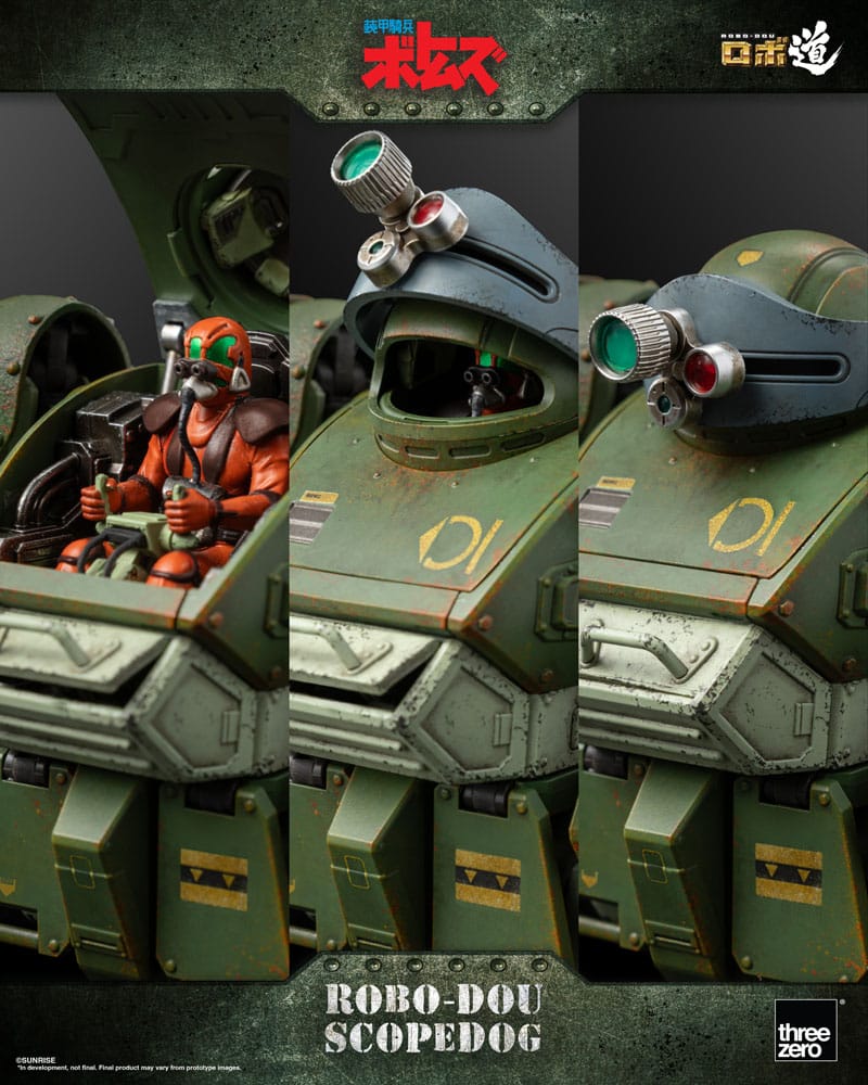 Armored Trooper Votoms Robo-Dou Scopedog 15 cm Action Figure