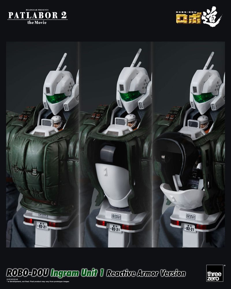 Patlabor 2: The Movie Robo-Dou Ingram Unit 1 Reactive Armor Version 23 cm Action Figure