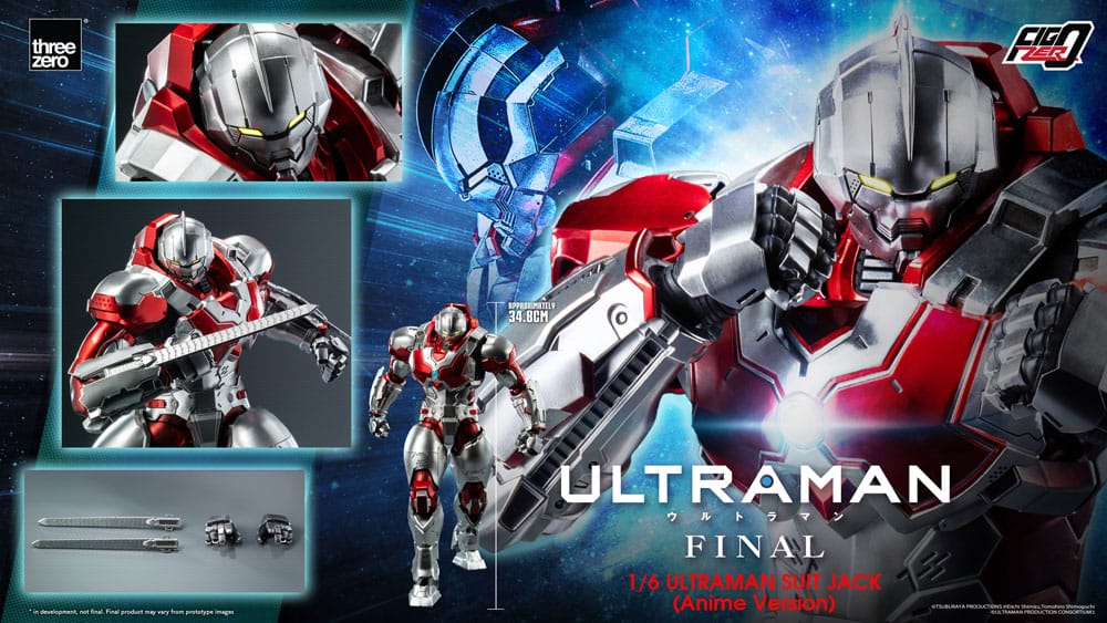 Ultraman Final FigZero Ultraman Suit Jack Anime Version 35 cm 1/6 Action Figure