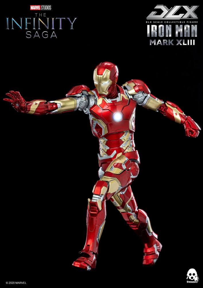 Marvel Infinity Saga Iron Man Mark 43 16cm 1/12 Scale DLX Action Figure