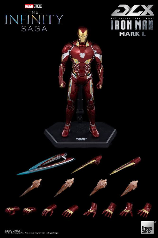 Marvel Infinity Saga Iron Man Mark 50 17cm 1/12 Scale DLX Action Figure