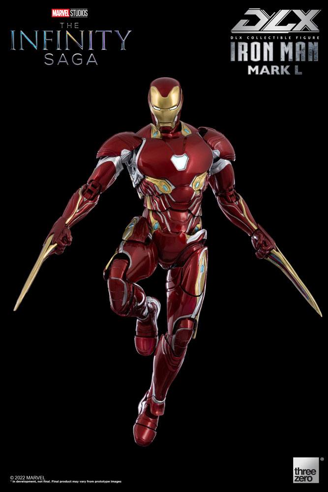 Marvel Infinity Saga Iron Man Mark 50 17cm 1/12 Scale DLX Action Figure