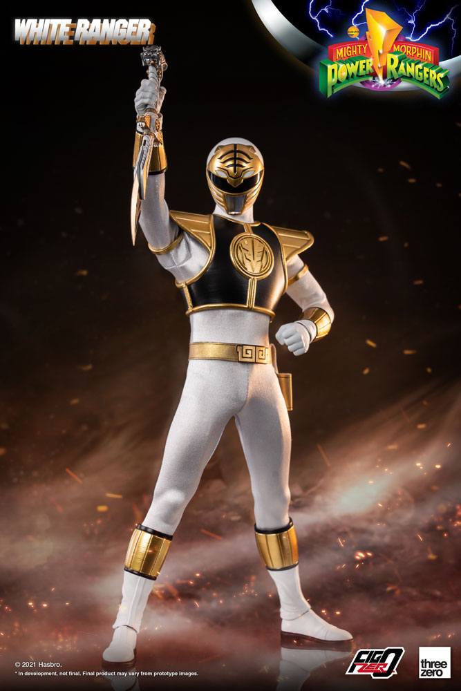 Mighty Morphin Power Rangers White Ranger 30cm 1/6 Scale Action Figure