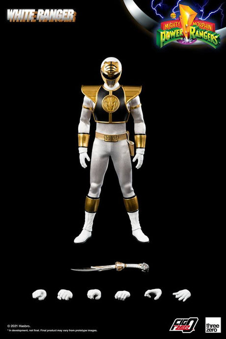 Mighty Morphin Power Rangers White Ranger 30cm 1/6 Scale Action Figure