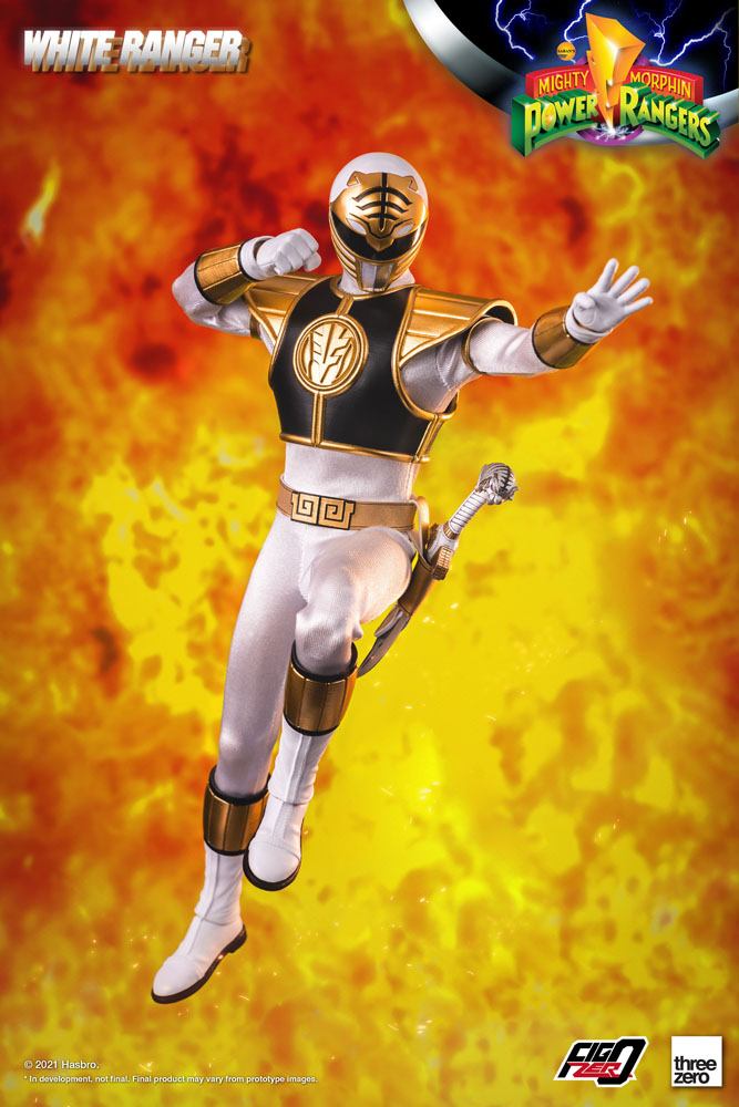 Mighty Morphin Power Rangers White Ranger 30cm 1/6 Scale Action Figure