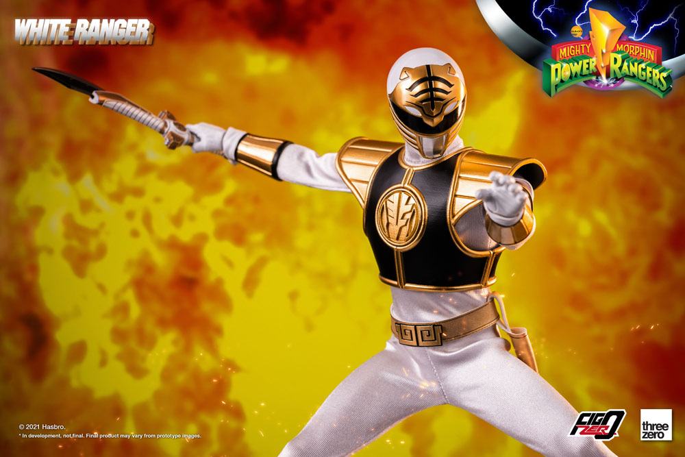 Mighty Morphin Power Rangers White Ranger 30cm 1/6 Scale Action Figure