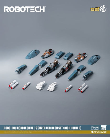 Robotech Robo-Dou Action Figure VF-1S Super Veritech Set (Rick Hunter) 20 cm