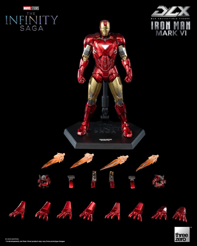 Infinity Saga Iron Man Mark 6 17cm 1/12 Scale DLX Action Figure