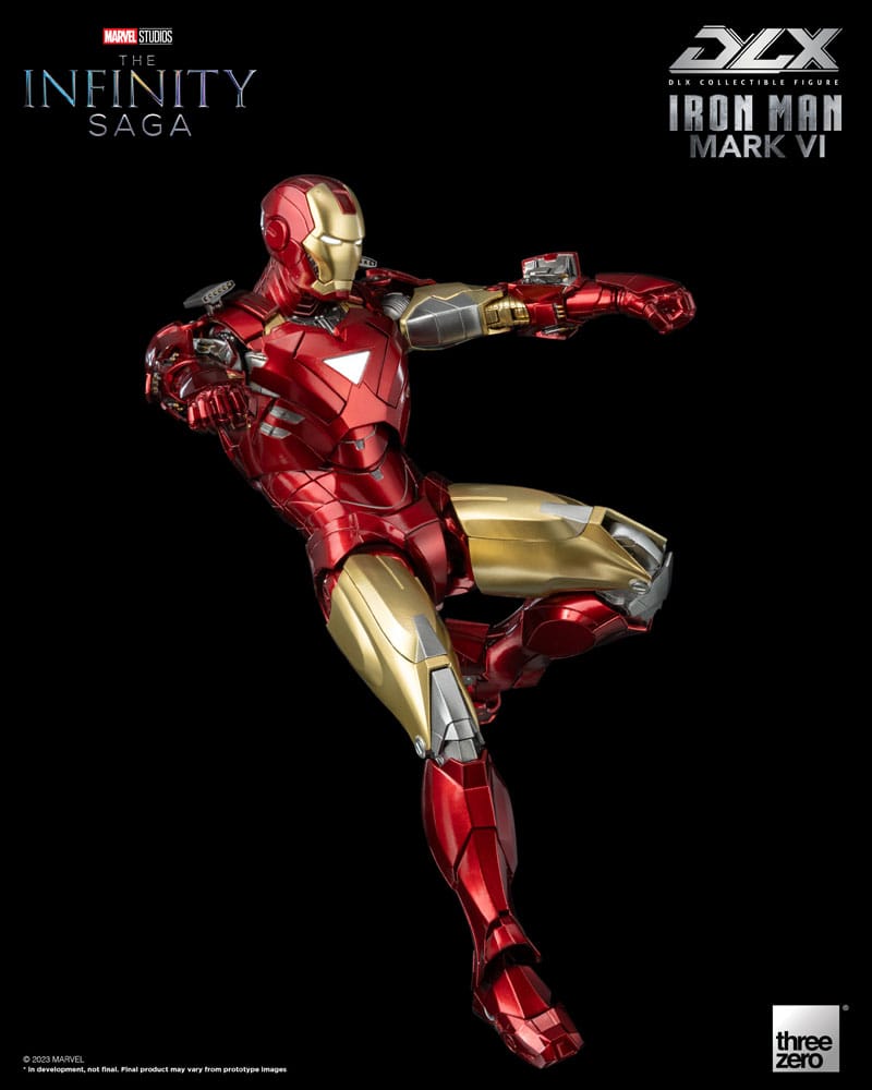 Infinity Saga Iron Man Mark 6 17cm 1/12 Scale DLX Action Figure