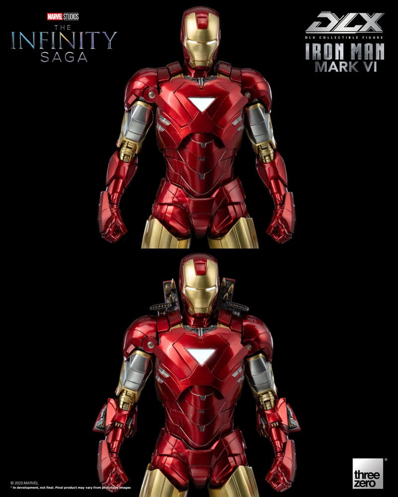 Infinity Saga Iron Man Mark 6 17cm 1/12 Scale DLX Action Figure